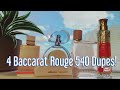 Baccarat Rouge540 dupes - Compared to each other!