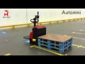 Logística robotizada com empilhadeira autônoma