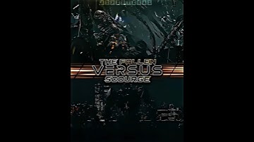 The fallen vs Scourge | 1 year anniversary | #transformers #shorts
