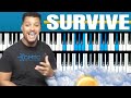 How To Play Contemporary Gospel Song Survive by Earnest Pugh On Keys!
