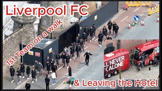 liverpool FC - 1st team on a walk & Travelling to Anfield - 14th April 2024 #ynwa by CP OVERVIEW 1,750 views 1 month ago 10 minutes, 4 seconds