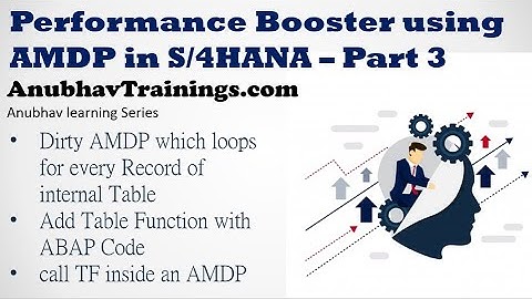 03 Call AMDP in Another AMDP | AMDP, Calling an AMDP Procedure from SQLScript | AMDP & Table Functio