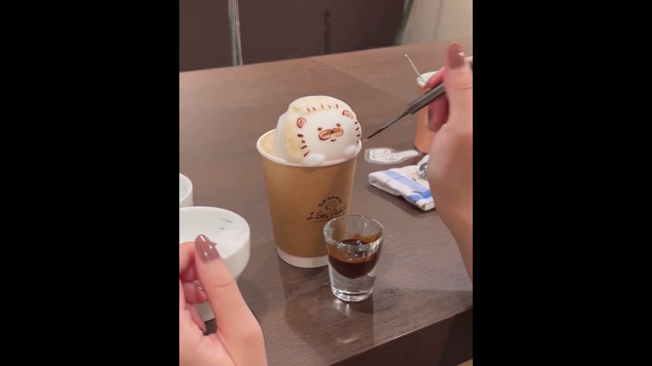 原宿で味わう芸術的な3Dラテアート。行列のできる人気店「Latte Pocket