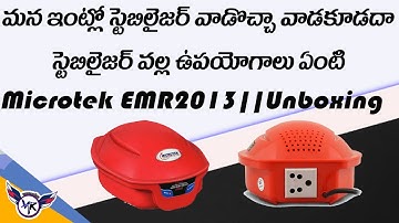 Microtek EMR2013 Stabilizer Unboxing in Telegu