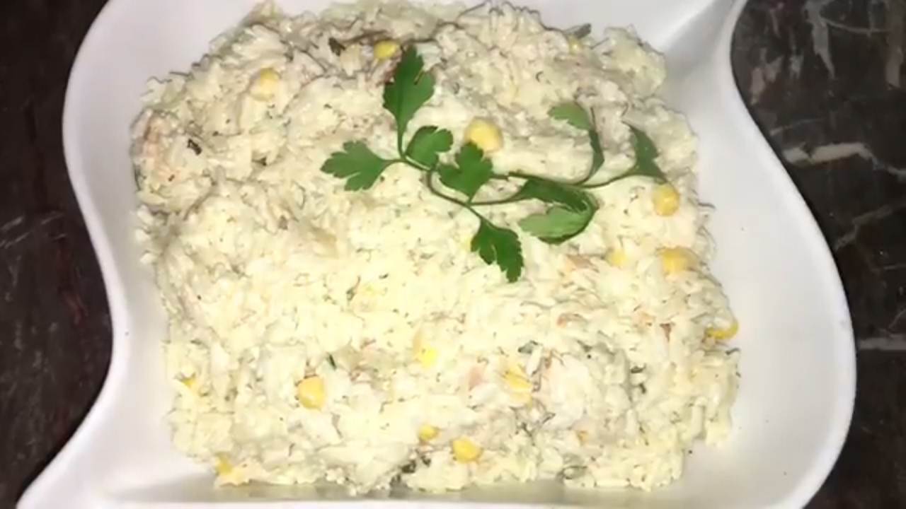 Sauce Mayonnaise Et Salade De Riz صلصة المايونيز و سلطة الأرز