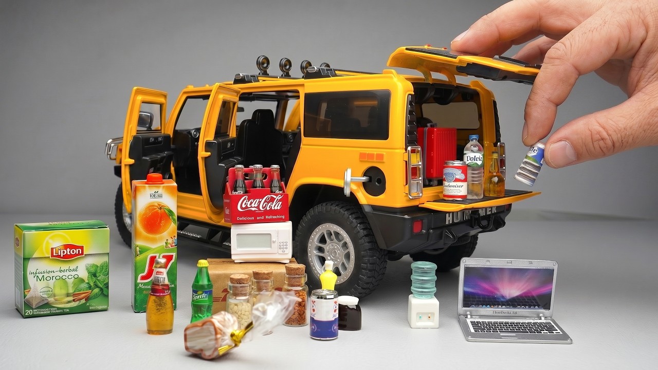 1/18 HUMMER H2 Highway 61 Diecast Model car Sound Light and smoke