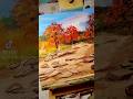 acrylic painting | autumn landscape painting #landscape #autumn #acrylic #shortsfeed #shortsvideo