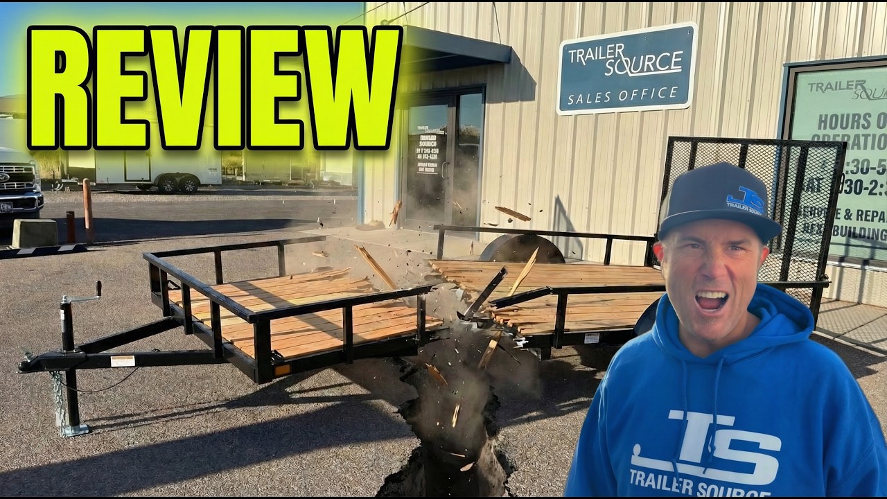 The Ultimate UTV Trailer? (2,000 lb Gate + Lay-Flat Design)