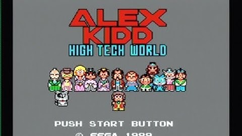 Alex Kidd - High Tech World Ending