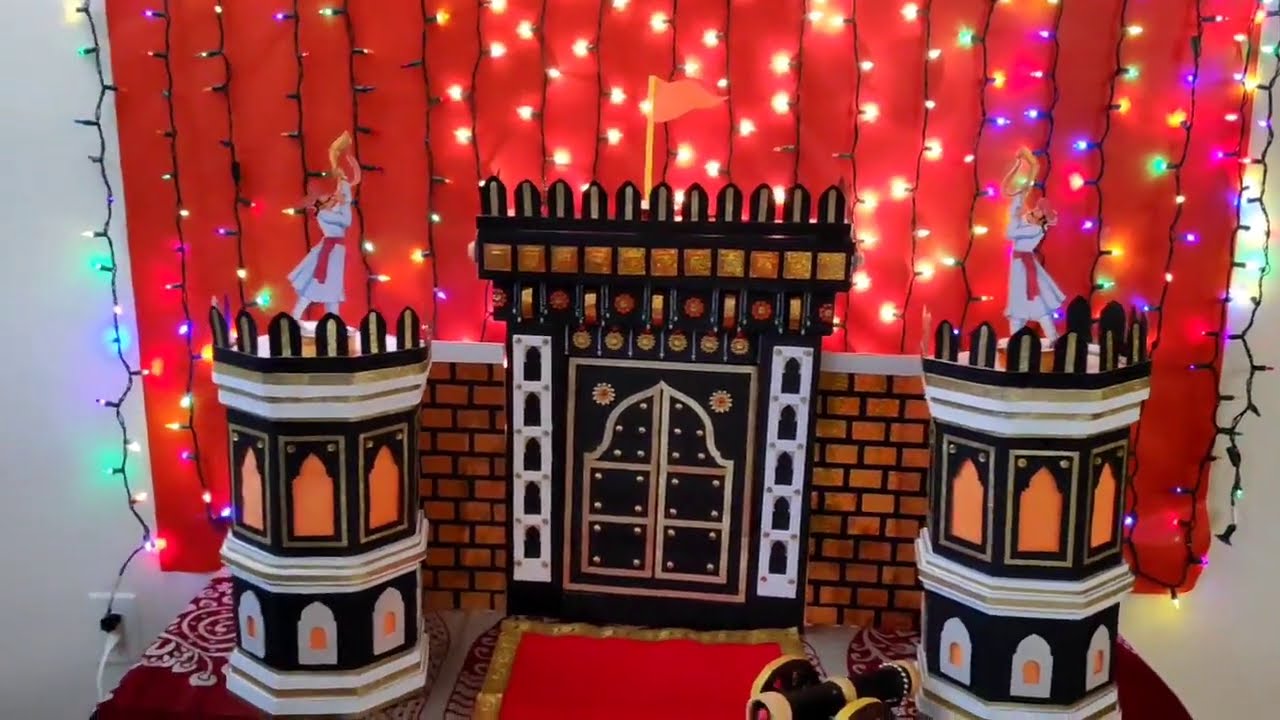 Ganpati Decoration Fort Theme YouTube