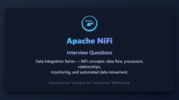 Apache NiFi Interview Questions | Data Integration + Automated Data Movement