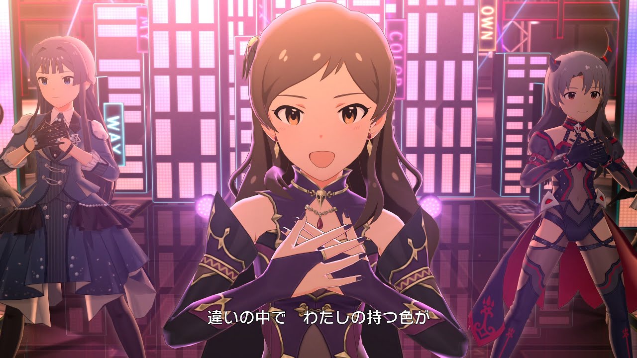 4K 60FPS「Purple Sky」(北沢志保 lnk SSR another appeal)【ミリシタ