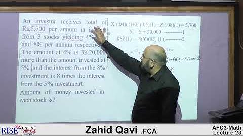 PRC-2 QM | Lecture # 05 | Chapter 05 & 06 | Sir Zahid Qavi | RISE |
