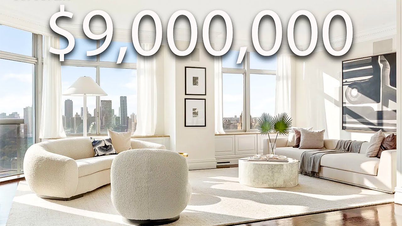 Inside A $9,000,000 NYC Apartment With BILLIONAIRE'S ROW VIEWS
