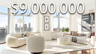 Inside A $9,000,000 NYC Apartment With BILLIONAIRE'S ROW VIEWS