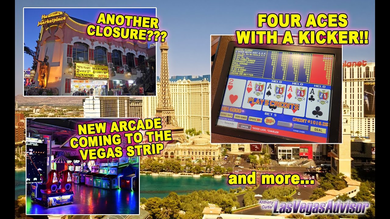 WSOP, NEW ARCADE COMING TO THE STRIP, VIDEO POKER JACKPOT LAS VEGAS