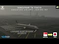 Mayday! | Singapore to Tokyo via Singapore Airlines | Boeing 787-10 | 4K