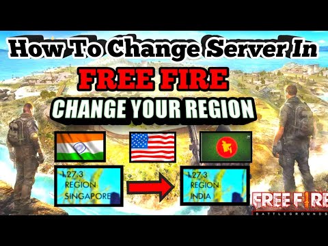 How To Change Server In Free Fire Change Your Region Garena Free Fire Battleground Mr Triple R Youtube