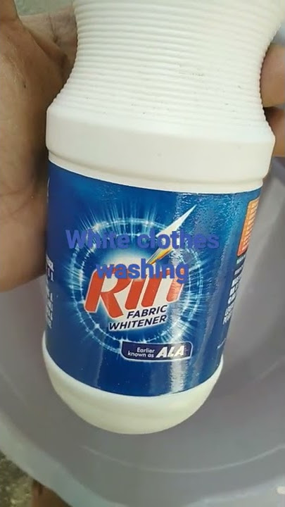 white clothes washing with Rin Ala👍🏻