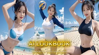 [4K Ai Art] Swimsuit Lookbook (Beach Volleyball)