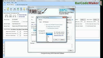 DRPU Barcode Software: How to send generated barcode at specified email address