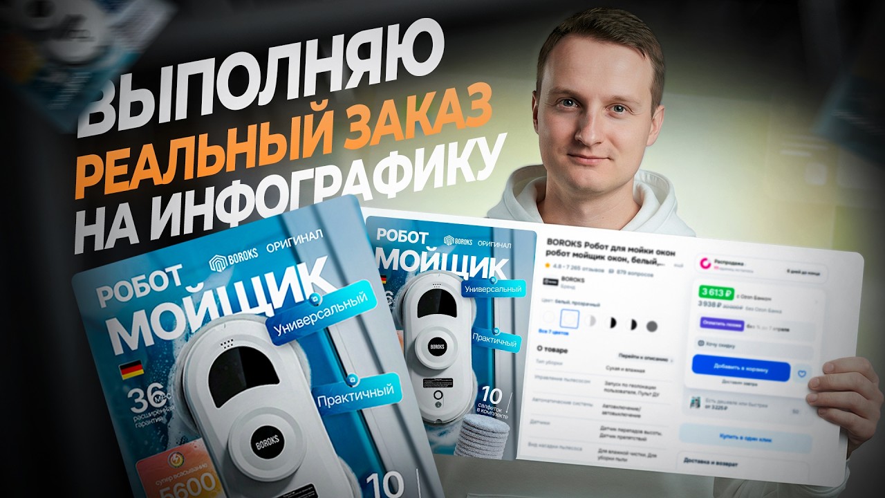 Делаю реальный заказ на инфографику