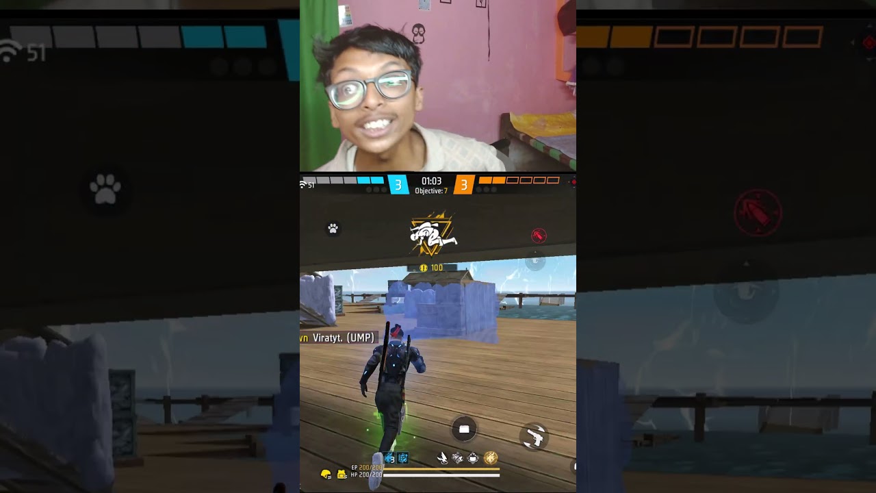 babu besy 1vs6 clutch☠️ nonstop react on gameplay