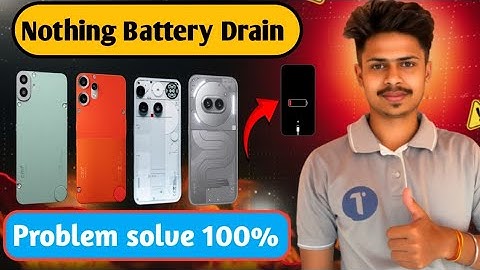 Nothing/CMF Phone Battery Drain Problem Solved | Hidden Setting You Must Turn Off!