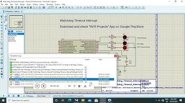 Watchdog Timeout Interrupt - AVR Projects App Demonstration
