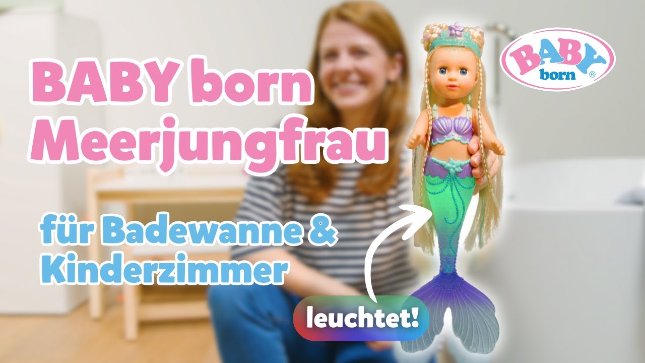 Poupée BABY Born Meerjungfrau - Version Sirène - Pour Enfants à Partir De 3 Ans - Jouet à Collectionner - 10