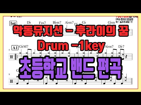 후라이의 꿈 -1key (Drum) - 악동뮤지션