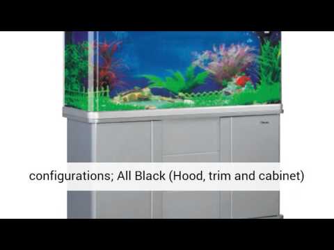 Black 520l Cabinet Aquarium Fish Tank Tropical Marine 153cm 5ft