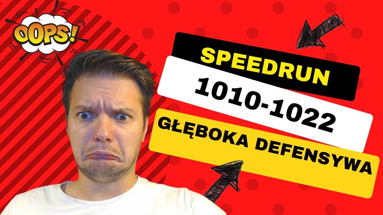 KŁOPOTY STREAMERA | Speedrun z ANALIZĄ Mat szewski