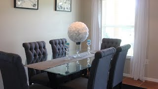 Hey, guys, hey! So I finally got a dining room table and decided to make some dining room decor because I need to save as much 