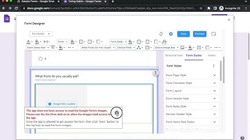 How to load Google Form