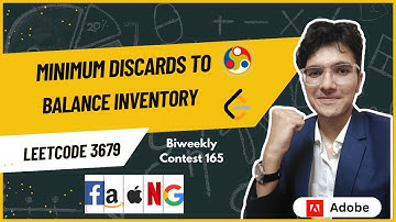 Minimum Discards To Balance Inventory | LeetCode 3679 | Biweekly Contest 165