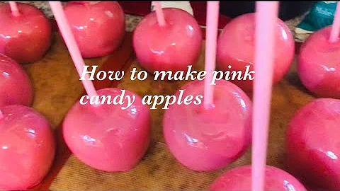 How to make candy apples(from the beginning to the end)