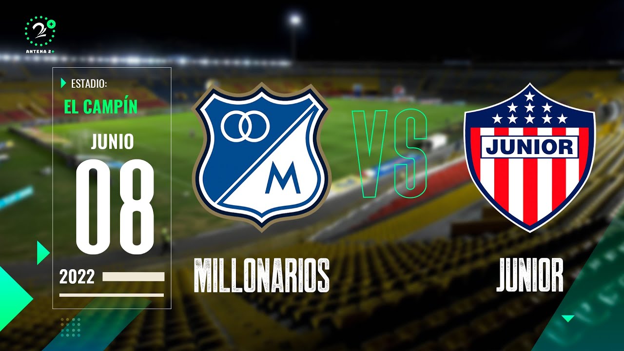 Millonarios Vs. Junior - Liga Betplay | EN VIVO - YouTube