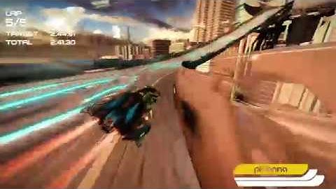 Wipeout Omega Collection: Pir-hana prototype A class Queens mall TT (Rank 2, 2:44.70)