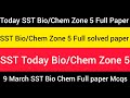 Solved MCQs|Today SST Bio Chem|Today's KPPSC SST Bio-Chemistry Complete Solved Paper 09 March 2026