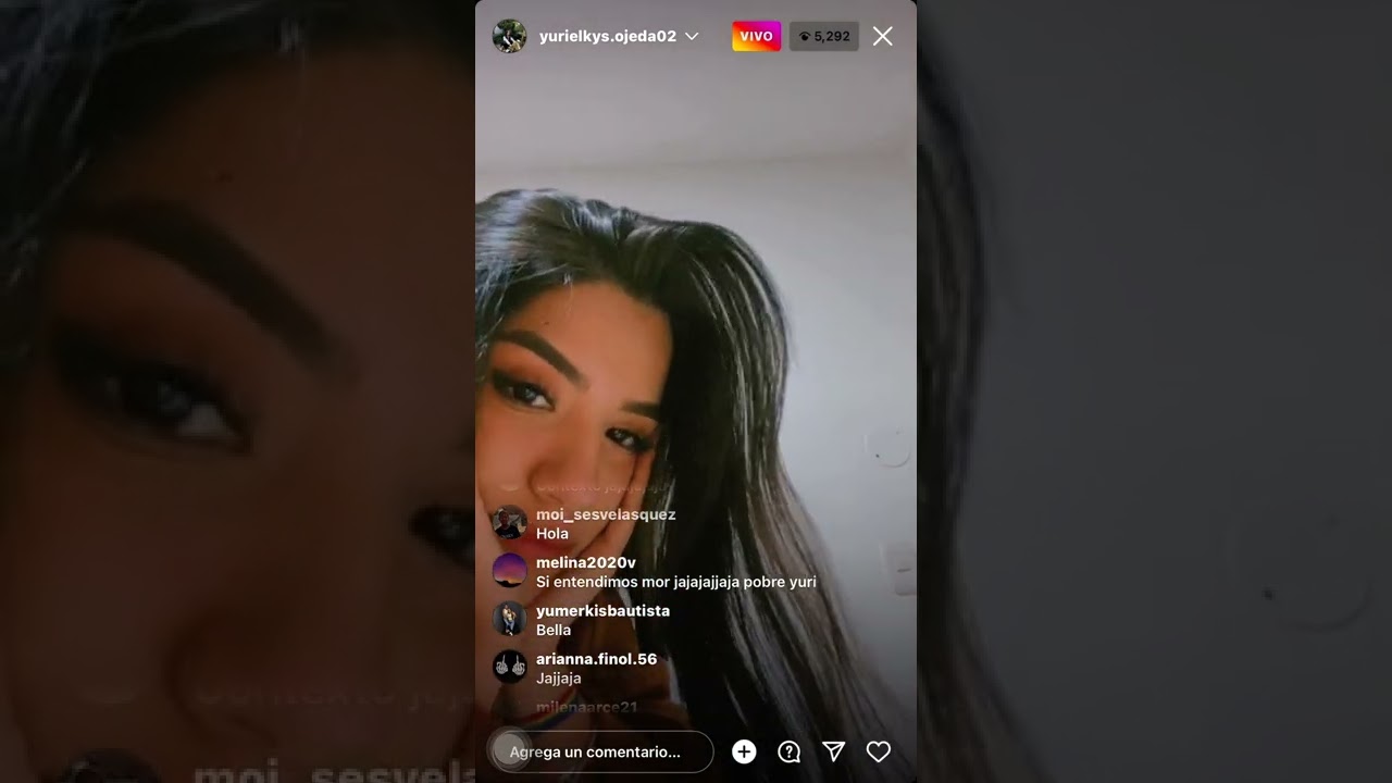 Yuri en Live de Instagram el 3 de agosto