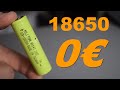 Comment trouver gratuitement des batteries 18650 