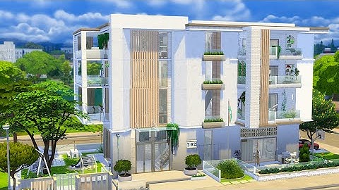 Modern Apartments For Rent-6 unit ♡ | Stop Motion Build | The Sims 4 | No CC