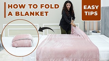 Fold a Blanket Like a PRO in Just Seconds!