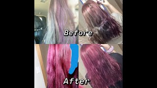 Coloring My Hair Red Using Virgin Pinkwrath From Arctic Fox