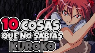 10 COSAS o CURIOSIDADES que no SABÍAS de KUROKO SHIRAI | To Aru KAGAKU no RAILGUN T