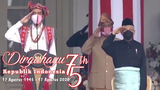 Detik-detik Pengibaran Bendera Merah Putih di Istana Negara | HUT RI ke 75th