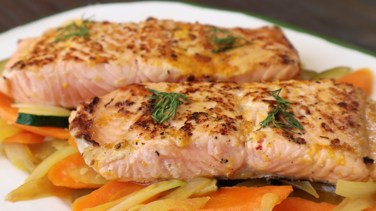 SALMÓN A LA NARANJA : Un plato 5 estrella en tu casa