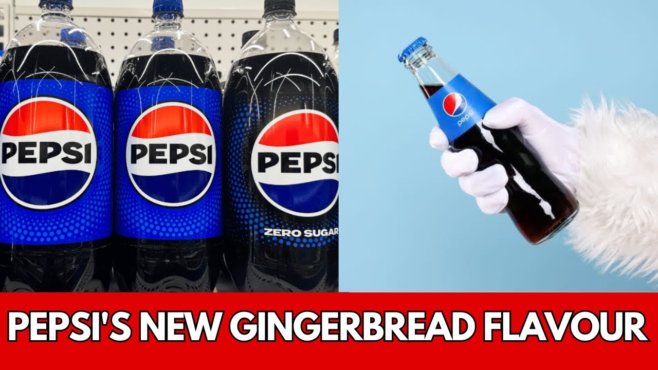 Pepsi's New Gingerbread Flavour | Limited-Edition Zero Sugar Mini Cans for the Holidays 