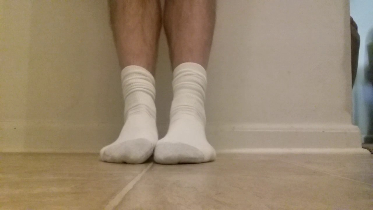 Calf Raises, showing off my shoes, socks and feet YouTube